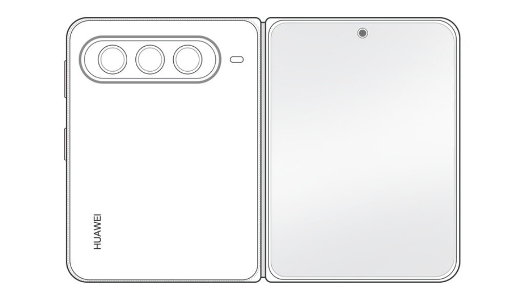 Huawei Pura X Max макет